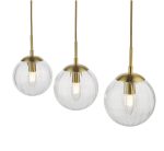 Jocelyn 3lt Bar Pendant Natural Brass & Glass - Image 3
