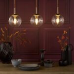 Jocelyn 3lt Bar Pendant Natural Brass & Glass - Image 4