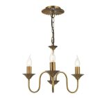 Lydian 3lt Pendant Antique Bronze (Fitting Only)