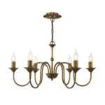 Lydian 6lt Pendant Antique Bronze (Fitting Only)
