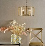 Myka 4lt Pendant Brushed Bronze - Image 6
