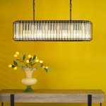 Naeva 5lt Pendant Matt Black & Crystal - Image 4