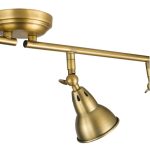 Nathaniel 4lt Bar Spotlight Aged Brass - Image 3