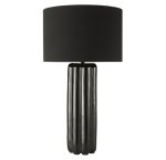 Hebron Table Lamp Black With Shade