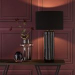 Hebron Table Lamp Black With Shade - Image 4