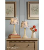 Laura Ashley Adwick Table Lamp Cream Ceramic With Shade (Twin Pack) - Image 4