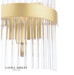 Laura Ashley Alexa Wall Light Glass & Matt Antique Brass - Image 5