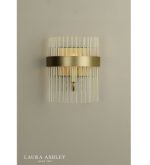 Laura Ashley Alexa Wall Light Glass & Matt Antique Brass - Image 6