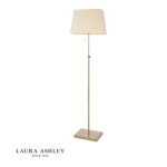 Laura Ashley Bartley Floor Lamp Antique Brass With Shade