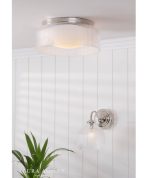 Laura Ashley Charissa Ceiling Light Polished Chrome & Ribbed Glass - Image 7
