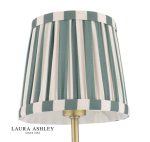 Laura Ashley Denwick Wall Light Matt Antique Brass With Satin Green Shade - Image 2