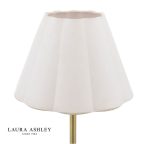 Laura Ashley Erin Rechargeable Table Lamp Matt Antique Brass With Shade - Image 2