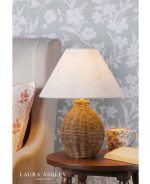 Laura Ashley Fernhill Table Lamp Antique Brown With Shade - Image 4