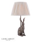 Laura Ashley Hare Table Lamp Antique Bronze With Shade