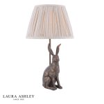 Laura Ashley Hare Table Lamp Antique Bronze With Shade