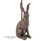 Laura Ashley Hare Table Lamp Antique Bronze With Shade - Image 3