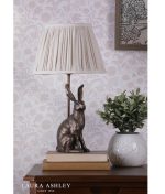 Laura Ashley Hare Table Lamp Antique Bronze With Shade - Image 5