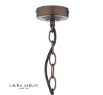 Laura Ashley Holwell 2lt Pendant Antique Bronze With Shade - Image 4