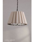 Laura Ashley Holwell 2lt Pendant Antique Bronze With Shade - Image 6