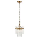 Marietta 1lt Pendant Antique Brass - Image 9