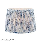 Laura Ashley Adwick Trail Blue Cotton Tapered Drum Shade 30cm/12 inch