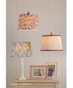 Laura Ashley Adwick Trail Blue Cotton Tapered Drum Shade 30cm/12 inch - Image 6