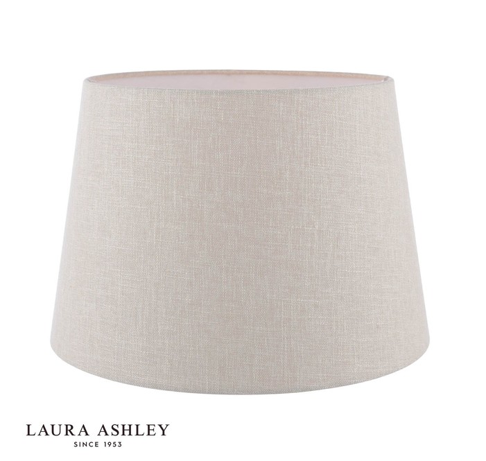 Bacall 16inch Laura Ashley Bacall Natural Linen Empire Shade 40cm/16 Inch - Image 1