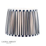 Laura Ashley Denwick Blue Cotton Tapered Drum Shade 30cm/12 inch