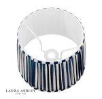 Laura Ashley Denwick Blue Cotton Tapered Drum Shade 30cm/12 inch - Image 2