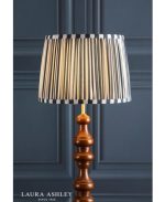 Laura Ashley Denwick Blue Cotton Tapered Drum Shade 30cm/12 inch - Image 3
