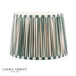 Laura Ashley Denwick Green Cotton Tapered Drum Shade 30cm/12 inch