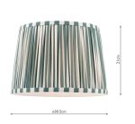 Laura Ashley Denwick Green Cotton Tapered Drum Shade 30cm/12 inch - Image 7