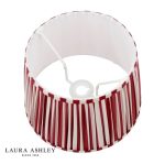 Laura Ashley Denwick Red Cotton Tapered Drum Shade 30cm/12 inch - Image 2