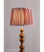 Laura Ashley Denwick Red Cotton Tapered Drum Shade 30cm/12 inch - Image 3