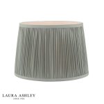 Laura Ashley Hemsley Green 100% Silk Empire Shade 25cm/10 Inch
