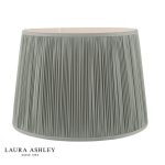 Laura Ashley Hemsley Green 100% Silk Tapered Drum Shade 40.6cm
