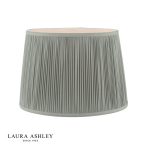 Laura Ashley Hemsley Green 100% Silk Tapered Drum Shade 30cm/12 Inch