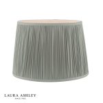 Laura Ashley Hemsley Green 100% Silk Tapered Drum Shade 30cm/12 Inch