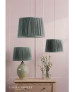 Laura Ashley Hemsley Green 100% Silk Empire Shade 25cm/10 Inch - Image 5
