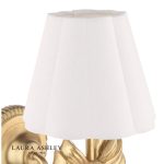 Laura Ashley Larkfield Wall Light Antique Gold With Shade - Image 2