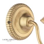 Laura Ashley Larkfield Wall Light Antique Gold With Shade - Image 3