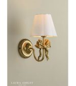 Laura Ashley Larkfield Wall Light Antique Gold With Shade - Image 5