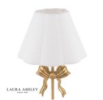 Laura Ashley Larkfield Table Lamp Antique Gold With Shade - Image 2