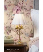 Laura Ashley Larkfield Table Lamp Antique Gold With Shade - Image 4