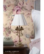 Laura Ashley Larkfield Table Lamp Antique Gold With Shade - Image 5