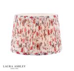 Laura Ashley Lingmell Trail Cream Cotton Tapered Drum Shade 30cm/12 inch