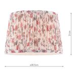 Laura Ashley Lingmell Trail Cream Cotton Tapered Drum Shade 30cm/12 inch - Image 6