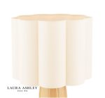 Laura Ashley Littleton Table Lamp Yellow Ceramic & Antique Brass With Shade - Image 2
