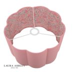 Laura Ashley Loveston Pink Cotton Scalloped Shade 38cm/15 Inch - Image 3