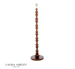 Laura Ashley Millbrook Floor Lamp Dark Wood & Industrial Brass (Base Only) - Image 2